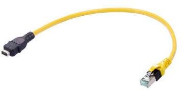 HARTING-33483147804005 Andere Kabelbaugruppen Cable Assembly Round Copper Cable 0.41m 26AWG IX Industrial Type A to RJ-45 8 to 8 POS M-M IDT-IDT