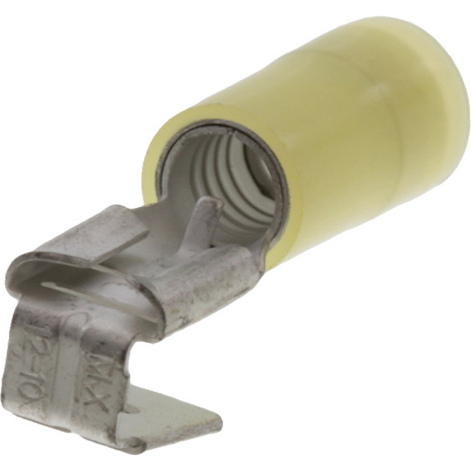 Molex-0190120033 连接器端子 Quick Disconnect Terminal 10-12AWG Brass Yellow F 26.16mm Tin Avikrimp™ Carton