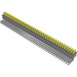 Conn Unshrouded Header HDR 90 POS 1.27mm Solder RA Side Entry Thru-Hole Tube