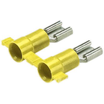 Quick Disconnect Terminal 10-12AWG Brass Yellow F 24.1mm Tin T/R