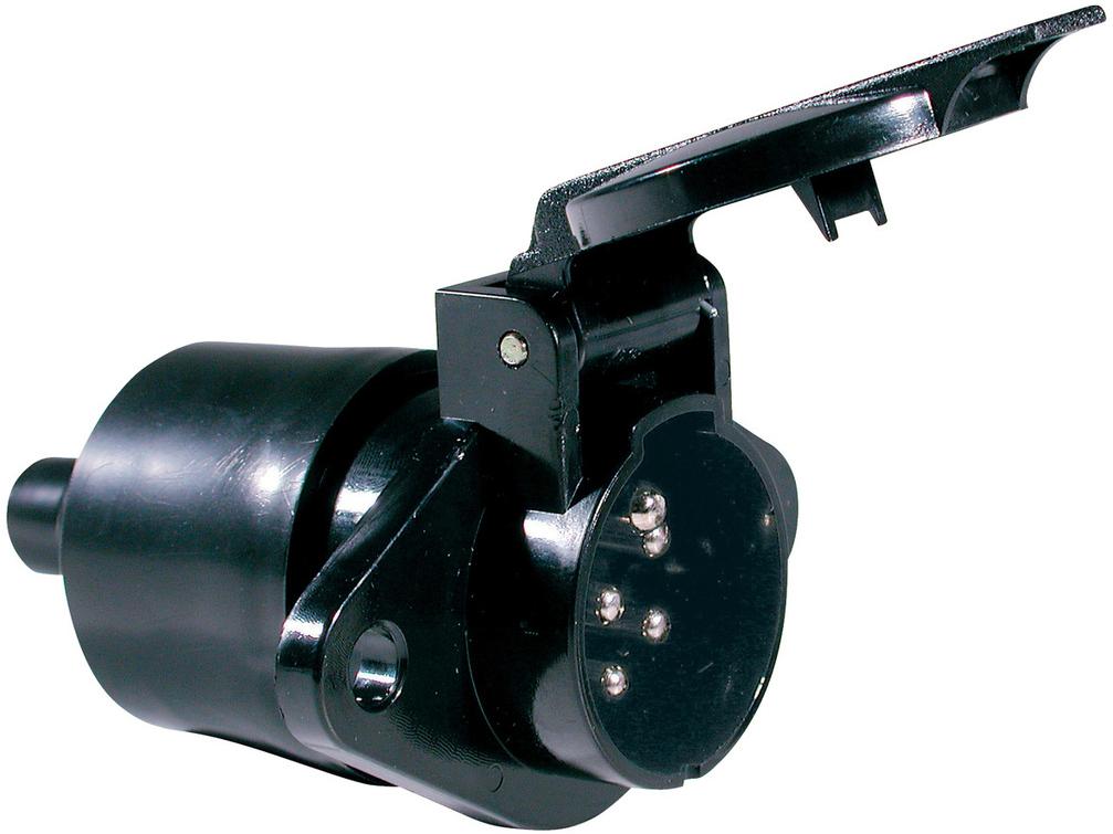 Littelfuse-00585200 Steckverbinder, rund Connector, 7-Pole Plastic Body Sockets