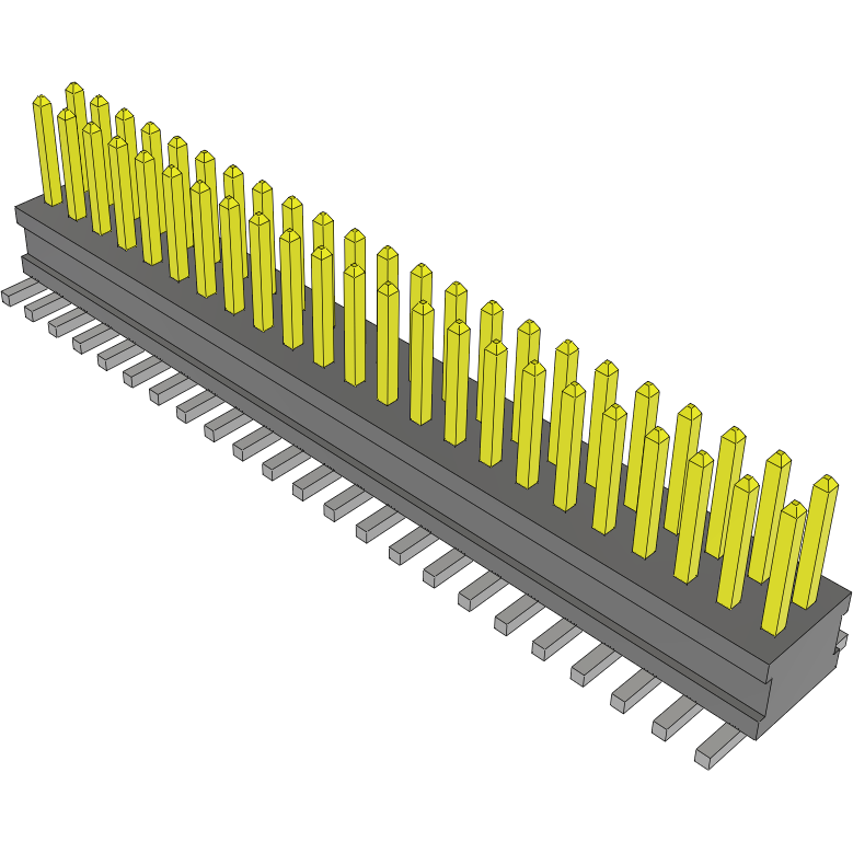 Samtec-FTSH-123-04-F-DV Steckverbinderleisten und Leiterplattenbuchsen Conn Unshrouded Header HDR 46 POS 1.27mm Solder ST Top Entry SMD TIGER CLAW™ Tube