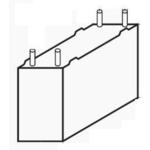 TDK-B32758G8306K000 Kondensator, Kunststofffilm Cap Film 30uF 580V PP 10%( 57.5 X 38 X 57.5mm) Plastic Rectangular Can 52.5mm 0.0015 Ohm 105°C Bulk Automotive AEC-Q200