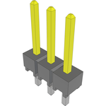 Conn Unshrouded Header HDR 3 POS 2.54mm Solder ST Top Entry Thru-Hole Bulk