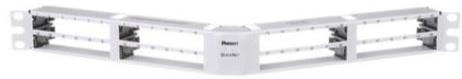 Panduit-QAPP48HDWH Steckverbinderzubehör Modular Patch Panels, Angled Style