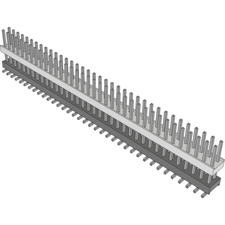 Samtec-HW-36-09-T-D-415-SM Steckverbinderleisten und Leiterplattenbuchsen Conn Board Stacker HDR 72 POS 2.54mm Solder ST Top Entry SMD Tube