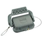 Connector Accessories Cover Straight Aluminum Die Cast Gray