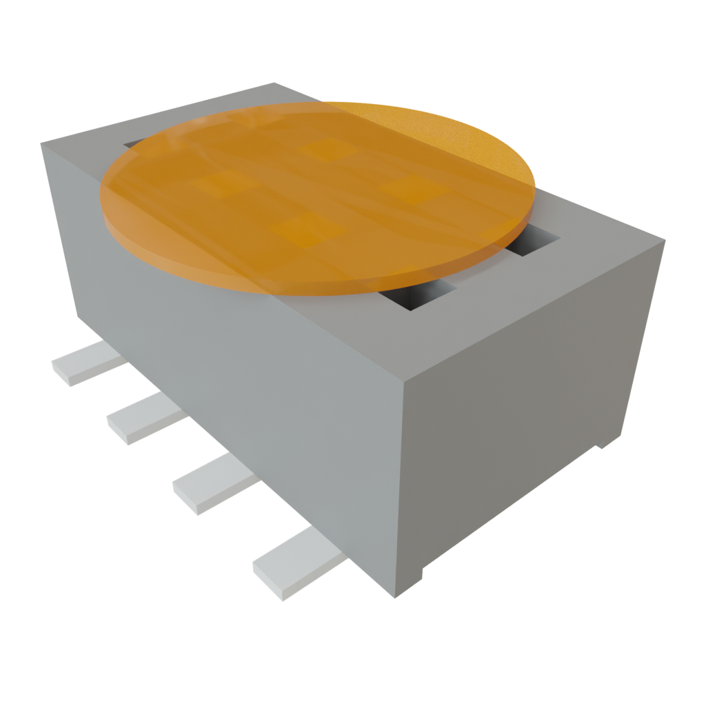Samtec-CLP-104-02-L-D-K-TR Steckverbinderleisten und Leiterplattenbuchsen Conn Socket Strip SKT 8 POS 1.27mm Solder ST Top Entry SMD TIGER CLAW™ T/R