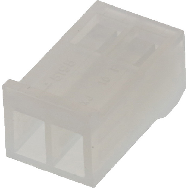 Molex-09-50-1021 Einzeladersteckverbinder, Gehäuse Conn Housing RCP 2 POS 3.96mm Crimp ST Cable Mount Natural SPOX™ Bag
