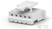 TE Connectivity-1735447-5 分立接线罩连接器 Conn Housing RCP 5 POS 2mm Crimp ST Cable Mount Natural Bag