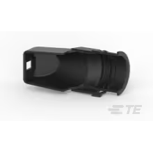 TE Connectivity-2112452-1 连接器配件 Connector Accessories Cover Right Angle Glass Filled Polyamide Black Box