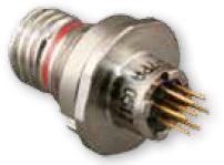 Glenair-801-011-07M6-7SA Conector circular Conn Circular SKT 7 POS Solder ST Jam Nut 7 Terminal 1 Port