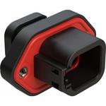 Conn Housing RCP 6 POS Crimp ST Panel Mount Black