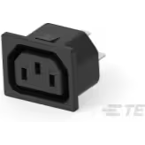 TE Connectivity-6ESRFC3 Module d&rsquo;admission d&rsquo;alimentation Power Entry Module Unfiltered F 3 POS 250VAC 15A/Contact ST 1 Port