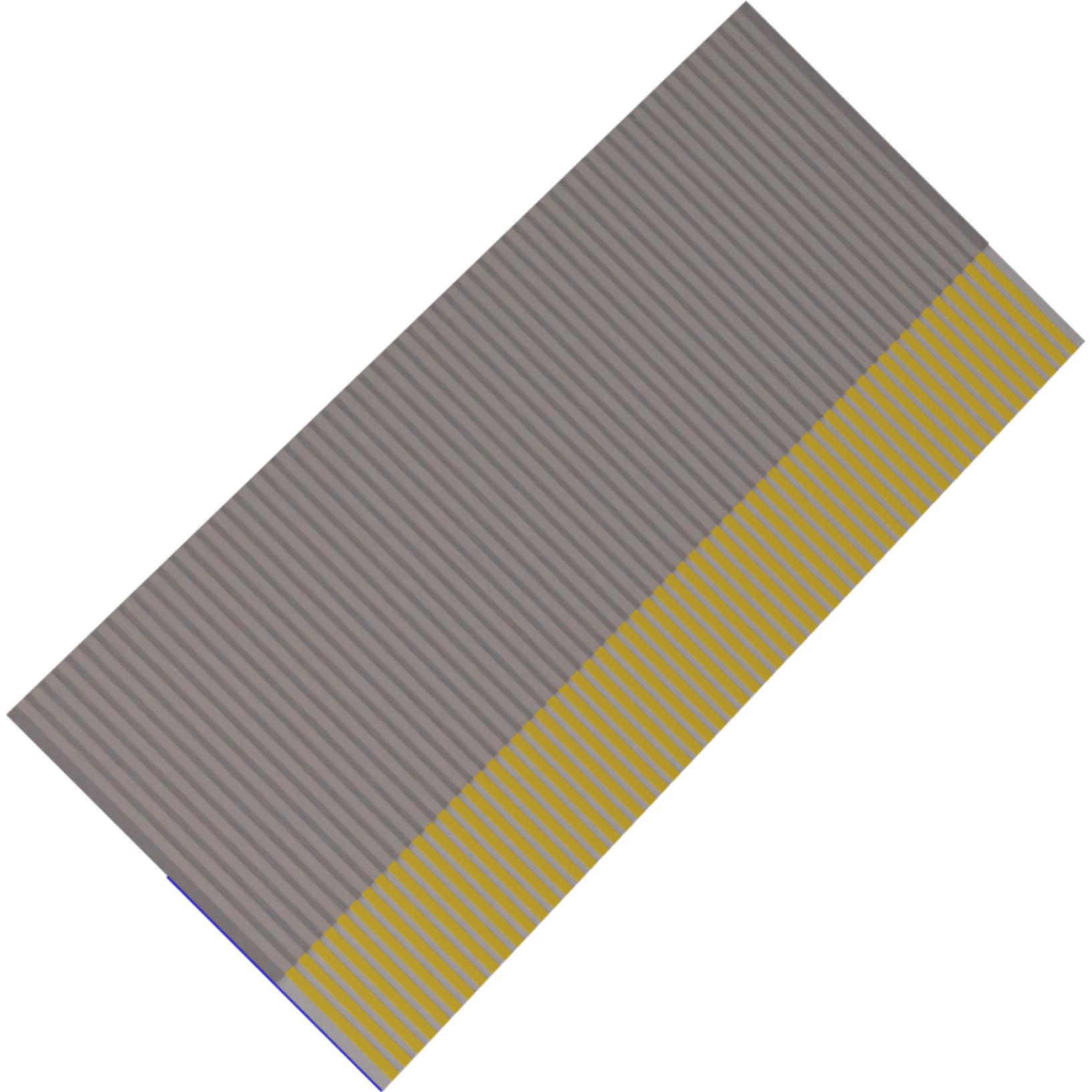 Molex-0151200647 扁平/带状电缆组件 Cable Assembly 0.051m 38AWG 0.5mm 60 to 60 POS FFC Jumper to FFC Jumper M-M Premo-Flex FFC Jumper Bag