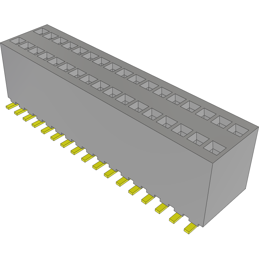 Samtec-RSM-117-02-T-D Steckverbinderleisten und Leiterplattenbuchsen Conn Socket Strip SKT 34 POS 1.27mm Solder ST SMD Tube