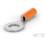 Ring Tongue Terminal 16-18AWG Copper Orange/Red Stripe 27.6mm Tin Loose