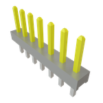 Conn Unshrouded Header HDR 7 POS 2mm Solder ST Top Entry Thru-Hole Bulk