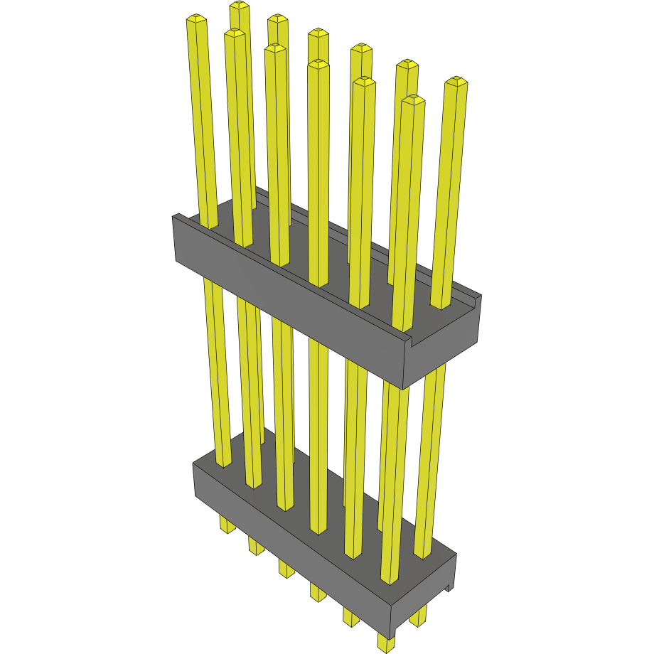 Samtec-DW-06-13-L-D-726 Steckverbinderleisten und Leiterplattenbuchsen Conn Board Stacker HDR 12 POS 2.54mm Solder ST Top Entry Thru-Hole Bulk