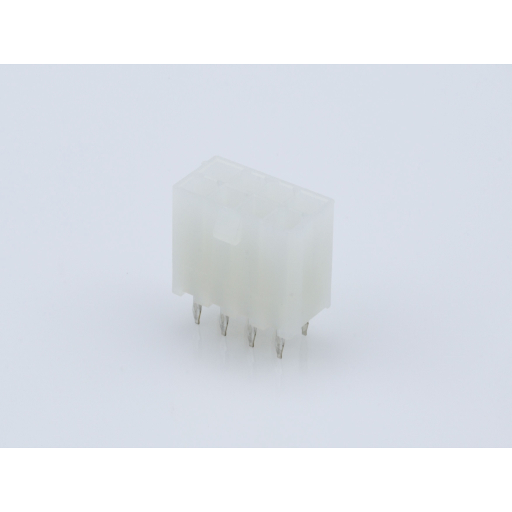 Molex-39281083 Embases de raccordement et réceptacles PCB Conn Wire to Board HDR 8Power POS 4.2mm Solder ST Top Entry Thru-Hole Mini-Fit Jr Bag