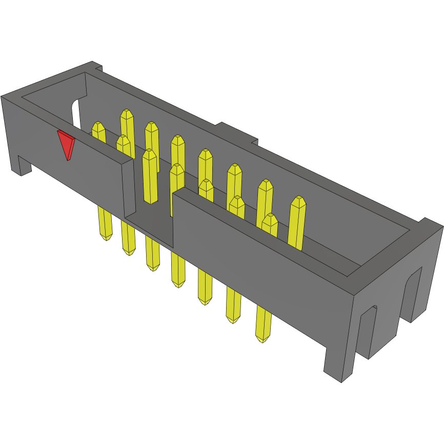Samtec-ETMM-107-02-F-D-TH Connector Headers and PCB Receptacles Conn Shrouded Header HDR 14 POS 2mm Solder ST Thru-Hole Tube