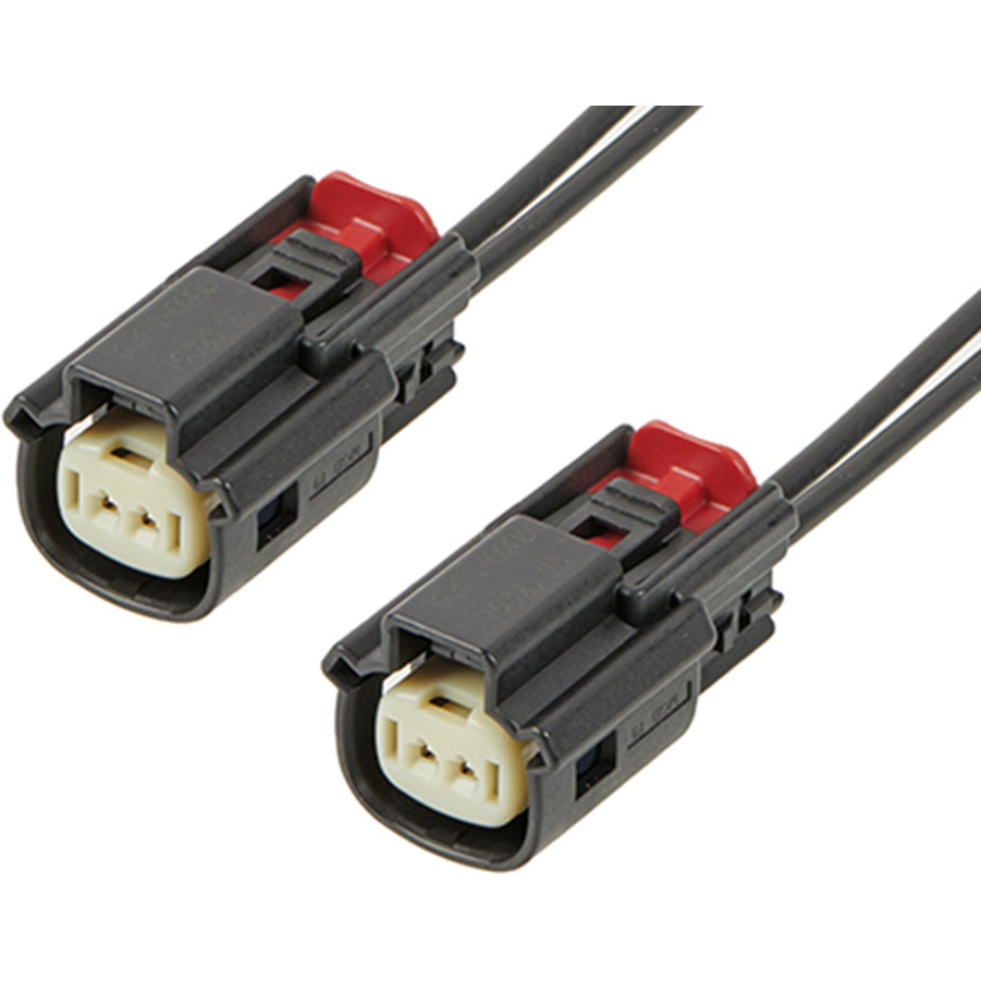 Molex-2162801023 Cable Assembly DC Power Cable Assembly 0.6m Wire to Board to Wire to Board 2 to 2POS F-F Crimp-Crimp 14AWG