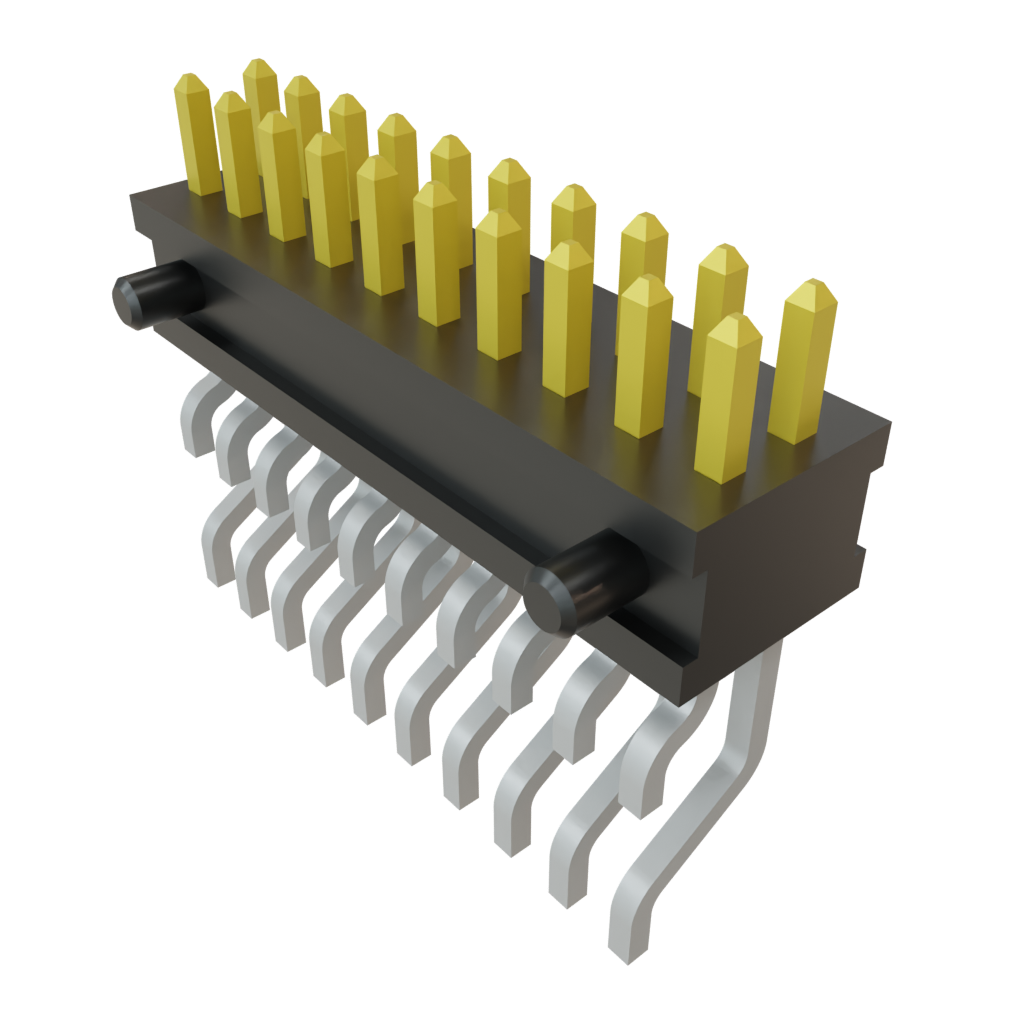 Samtec-FTSH-110-02-L-DH-A Piastre connettori e prese PCB Conn Unshrouded Header HDR 20 POS 1.27mm Solder RA Side Entry SMD TIGER CLAW™ Tube