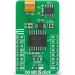 MikroElektronika-MIKROE-4166 数据转换开发电路板和套件 AD7091R ADC Click Board 300KSPS mikroSDK IDE
