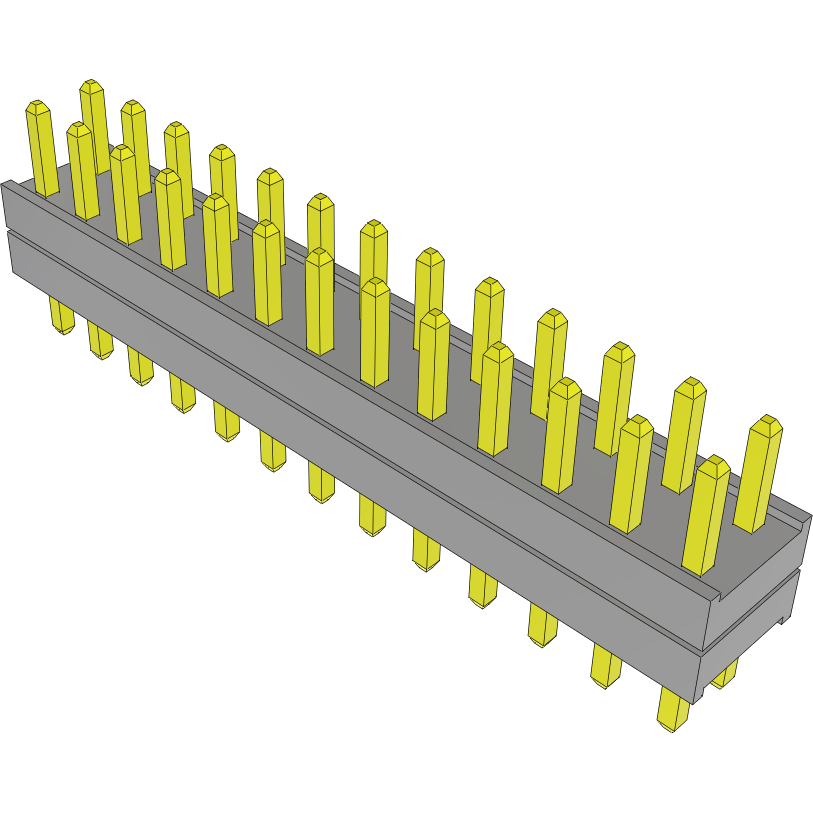 Samtec-TW-13-01-L-D-125-090 Steckverbinderleisten und Leiterplattenbuchsen Conn Board Stacker HDR 26 POS 2mm Solder ST Top Entry Thru-Hole Bulk