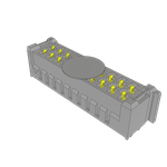 Conn Ultra Micro Socket Strip SKT 10Power POS 2mm Solder ST Top Entry SMD mPOWER® T/R