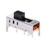 Switch Slide ON ON ON SP3T Raised Slide 0.3A 50VDC 10000Cycles PC Pins Thru-Hole