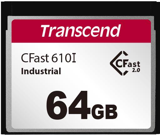 Transcend Information-TS64GCFX610I Flash-Karten Flash Card 64G-byte 3.3V CFast Bulk