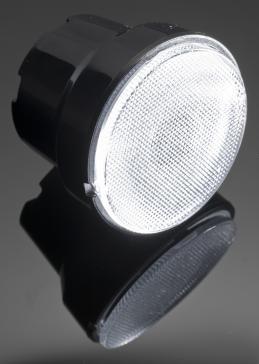 LEDIL OY-FCA12777_IRIS-M Optische Linsen Round Optical Lens Black PMMA Pin/Tape Box