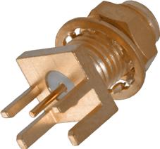 Cinch Connectivity Solutions-142-0721-841 Connector RF Conn SMA 0Hz to 18GHz 50Ohm Solder ST Edge Mount RCP Gold Over Nickel