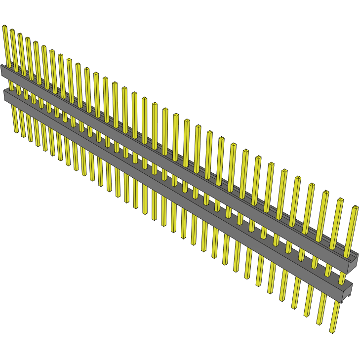 Samtec-EW-34-12-T-S-340 Piastre connettori e prese PCB Conn Board Stacker HDR 34 POS 2.54mm Solder ST Top Entry Thru-Hole Bulk