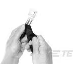 TE Connectivity-605980-1 Bänder und Klebebänder Tapes Electrical Tape Black Rubber 9.14m