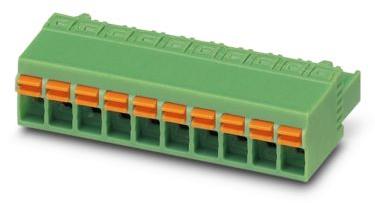 PHOENIX CONTACT-1754665 Steckverbinder, Klemmenblöcke Conn PC Terminal Block SKT 12 POS 5.08mm Push-In Spring ST Cable Mount 12A Cardboard