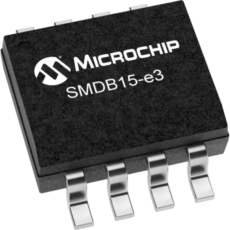 Microchip Technology-SMDB15E3/TR13 ESD 억제기 ESD Suppressor TVS Uni-Dir 15V 8-Pin SO T/R