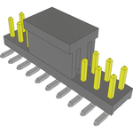 Samtec-TMM-110-01-S-D-SM-010-P-TR Steckverbinderleisten und Leiterplattenbuchsen Conn Unshrouded Header HDR 20 POS 2mm Solder ST Top Entry SMD T/R