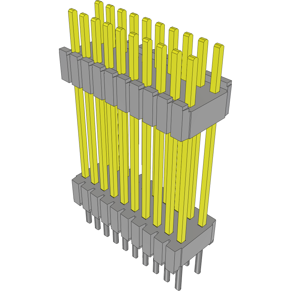 Samtec-DWM-10-60-S-D-594 Steckverbinderleisten und Leiterplattenbuchsen Conn Board Stacker HDR 20 POS 1.27mm Solder ST Thru-Hole Tube