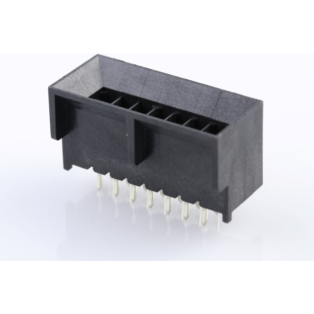 Molex-444321401 Steckverbinderleisten und Leiterplattenbuchsen Conn Wire to Board HDR 14 POS 3mm Solder ST Thru-Hole Micro-Fit 3.0 BMI Tray