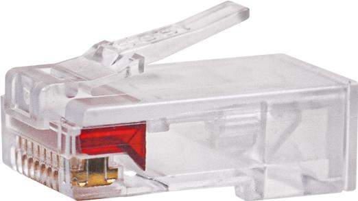 Bel Fuse-ASY39100-001 Steckverbinder, Telefon und Telekommunikation Conn RJ-45 PL 8 POS Crimp ST Cable Mount 8 Terminal 1 Port Bag