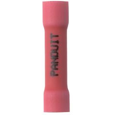 Panduit-BSV18X-MY 连接器端子 Butt Splice Terminal 18-22AWG Copper Red 16.16mm Tin PAN-TERM® Box