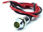 Mallory Sonalert Products-FL1M-6CW-4-Y12V Panel Mount Indicators 7mm Panel Light
