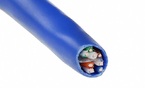 Assmann WSW components, Inc-AMJC-0000-3050-BU Cavo a più conduttori Modular cable assembly Straight, Unshielded, PVC, Cat5e UTP, 4 pair 26 AWG, OPEN to OPEN, 31.5m, BLUE