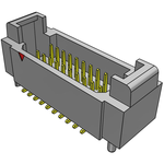 Conn Shrouded Header (4 Sides) HDR 20 POS 1mm Solder ST Top Entry SMD Micro Mate™ T/R