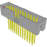 Conn Shrouded Header (4 Sides) HDR 24 POS 2.54mm Solder ST Top Entry Thru-Hole Bulk