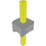 Conn Unshrouded Header HDR 1 POS Solder ST Top Entry Thru-Hole Bulk