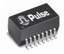 Pulse Electronics Corporation-PE-68828T 电信变压器 Telecom Transformer 2(1CT:1CT) 1Ohm/1Ohm Prim. DCR 1Ohm/1Ohm Sec. DCR 12 Terminal Gull Wing SMD