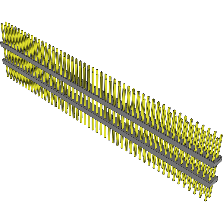 Samtec-EW-50-13-G-D-500 Steckverbinderleisten und Leiterplattenbuchsen Conn Board Stacker HDR 100 POS 2.54mm Solder ST Top Entry Thru-Hole Bulk